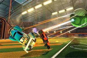 How do I play Rocket League Site in split-screen on PlayStation